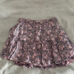 Love Shack Fancy Floral Skirt